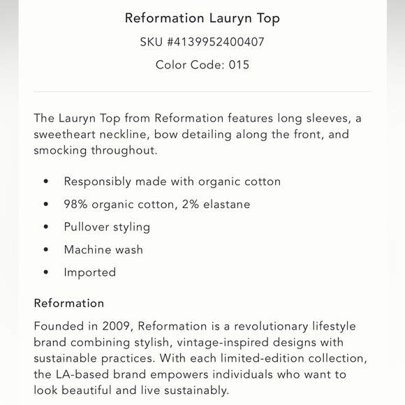 Reformation Brown Checkered Blouse - Picture 4 of 9